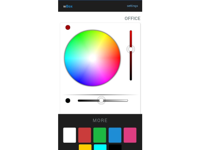 Colour Picker for LED Strips using tablet or phone